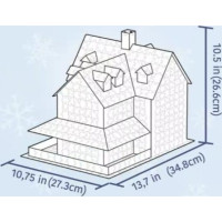EUROGRAPHICS 3D puzzle Vánoční chaloupka 1100 dílků