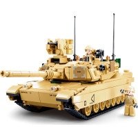 Sluban Model Bricks M38-B0892 Bitevní tank M1A2 Abrams