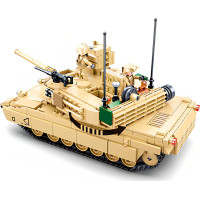 Sluban Model Bricks M38-B0892 Bitevní tank M1A2 Abrams