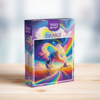 YAZZ Čtvercové puzzle Bikable 1023 dílků