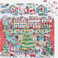 GALISON Čtvercové puzzle Dílna hraček 500 dílků