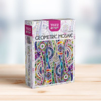 YAZZ Čtvercové puzzle Geometrická mandala 1023 dílků