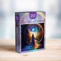 YAZZ Čtvercové puzzle Multiverzální knihovna1023 dílků