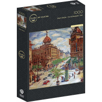 GRAFIKA Čtvercové puzzle Pohled na Budapešť 1000 dílků