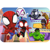 TREFL Dřevěné puzzle Spidey a jeho úžasní přátelé 24 dílků