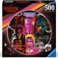RAVENSBURGER Kulaté puzzle Stranger Things 500 dílků