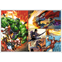 TREFL Puzzle Avengers: Heorické dny 4x250 dílků