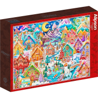 ALIPSON Puzzle Barevná noc v Cookietownu 1500 dílků