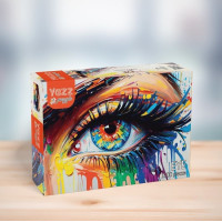 YAZZ Puzzle Barevné oko 1000 dílků
