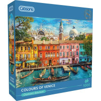 GIBSONS Puzzle Barvy Benátek 1000 dílků