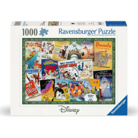 RAVENSBURGER Puzzle Disney: Vintage plakáty 1000 dílků