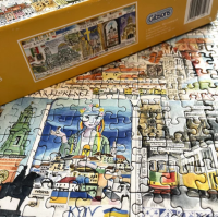 GIBSONS Puzzle Evropské památky 1000 dílků