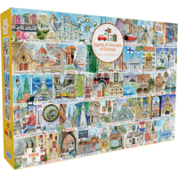 GIBSONS Puzzle Evropské památky 1000 dílků