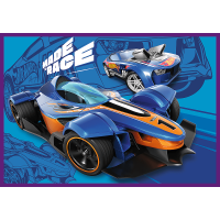 TREFL Puzzle Hot Wheels: Závodní auta 4x250 dílků