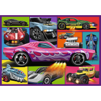 TREFL Puzzle Hot Wheels: Závodní auta 4x250 dílků