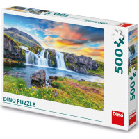 DINO Puzzle Islandský vodopád 500 dílků