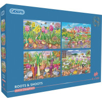 GIBSONS Puzzle Kořínky a výhonky 4x500 dílků