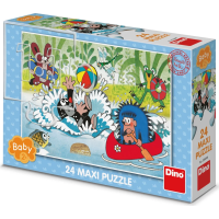 DINO Puzzle Krtek ve vodě MAXI 24 dílků