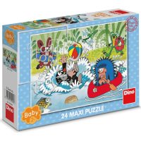 DINO Puzzle Krtek ve vodě MAXI 24 dílků