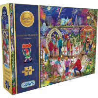 GIBSONS Puzzle Limitovaná vánoční edice: Kouzelné Vánoce 1000 dílků