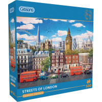 GIBSONS Puzzle Londýnské ulice 500 dílků