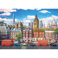 GIBSONS Puzzle Londýnské ulice 500 dílků