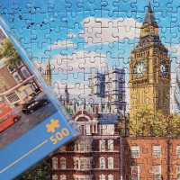GIBSONS Puzzle Londýnské ulice 500 dílků
