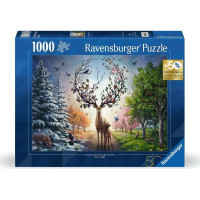 RAVENSBURGER Puzzle Magický jelen 1000 dílků