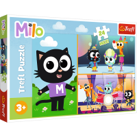 TREFL Puzzle Milo a kočky MAXI 24 dílků