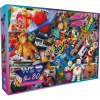 GIBSONS Puzzle Milujeme 80. léta 1000 dílků