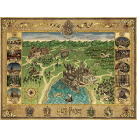 RAVENSBURGER Puzzle Mapa Bradavic 1500 dílků