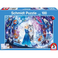 SCHMIDT Puzzle Princezna v zasněženém lese 100 dílků