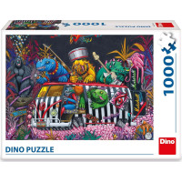 DINO Puzzle Příšerky na tripu 1000 dílků