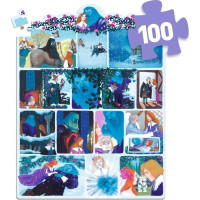 DJECO Puzzle s příběhem Kráska a zvíře 100 dílků