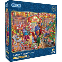 GIBSONS Puzzle Santova cukrárna 1000 dílků