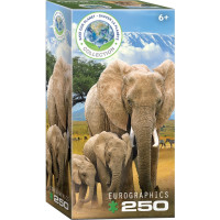 EUROGRAPHICS Puzzle Save Our Planet: Sloni XL 250 dílků