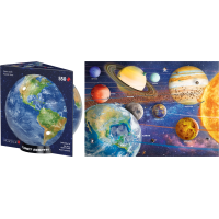 EUROGRAPHICS Puzzle v plechové krabičce Planety 550 dílků