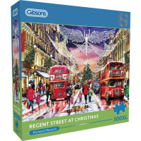GIBSONS Puzzle Vánoční Regent Street XL 500 dílků