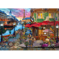 GIBSONS Puzzle Západ slunce nad Seinou XL 500 dílků