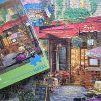 GIBSONS Puzzle Západ slunce nad Seinou XL 500 dílků