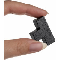 Dřevěné puzzle - Kostka - přírodní/černá