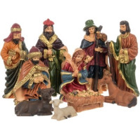 Vánoční figurky do betlému - sada 10 kusů