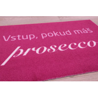 Rohožka Vstup pokud máš Prosecco 40x60 cm