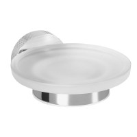 Sapho LARISSA mýdlenka, mléčné sklo, chrom WS002