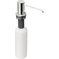 Sapho Zápustný dávkovač mýdla, prodloužená hubice, kulatý, chrom SP023L