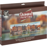 CRAFT ID Diamantové malování Amsterdam 75x25cm
