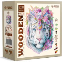 WOODEN CITY Dřevěné puzzle Mystický tygr 250 dílků