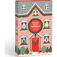 GALISON Puzzle Adventní kalendář Doma na Vánoce 12x42 dílků