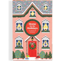 GALISON Puzzle Adventní kalendář Doma na Vánoce 12x42 dílků