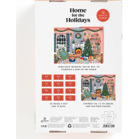 GALISON Puzzle Adventní kalendář Doma na Vánoce 12x42 dílků
